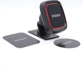 Eisenz EZ-2026 - Support de téléphone magnétique Smart pour voiture - Magnétique et réglable à 360° - Pour tableau de bord ou pare-brise - Comprend 2 autocollants magnétiques