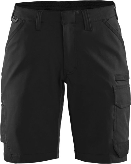 Blaklader Short de service femme 4-way stretch 7123-1645 - Zwart/Gris Foncé - C42