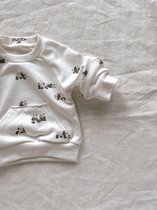 Panda baby trui - met voorzakje | Truitjes & Vestjes | PETITE EvelinaApparel