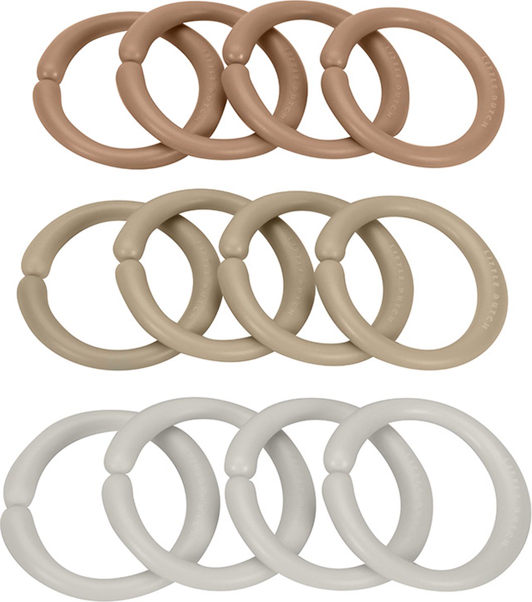 Little Dutch Little Loops Speelgoedringen Beige — afbeelding 4