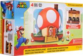 Maison de crapaud Super Mario Deluxe pour figurines de 6,5 cm