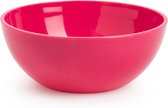 Plasticforte kommetjes/schaaltjes - dessert/ontbijt - kunststof - D12 x H5 cm - fuchsia roze - BPA vrij