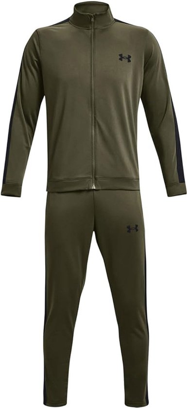 Under Armour UA Knit Track Suit Heren Trainingspak - Groen - Maat L - Under Armour