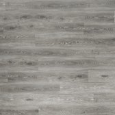 ARTENS - PVC-vloeren - PVC-planken LEIRVIK met clip - FORTE - Houtdessin - Grijs - Afmetingen L.122 cm x B.18 cm - Dikte 4 mm - 1,76 m²/ 8 planken - Klasse 32