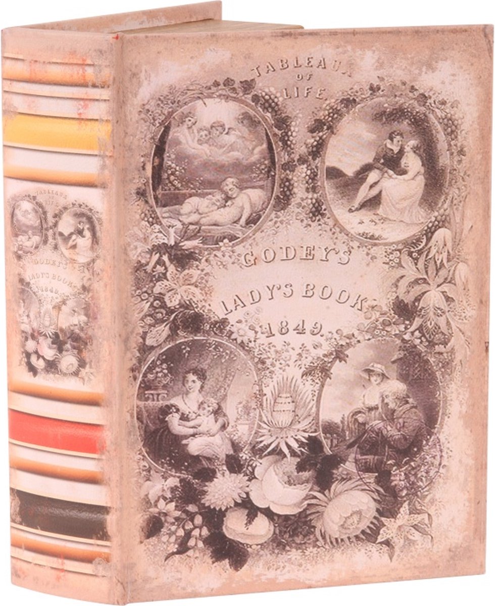 Baroque - Opberger - Boekendoos 27 cm - 27x19x6.5 - PU Leather