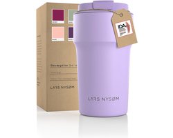  LARS NYSØM Thermo - Taza de café para llevar, 13 onzas, 17  onzas, sin BPA, taza de viaje de 0.38 L 0.5 litros con aislamiento, taza  térmica de acero inoxidable a