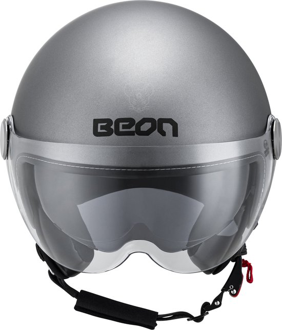 BEON B120 Style de vie - Casque jet avec visière - Convient comme casque de  scooter... | bol.com
