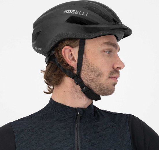 Rogelli Ferox II Fietshelm - Sporthelm - Helm Volwassenen - Zwart - Maat L/XL - 58-62 cm van Merkloos — afbeelding 5