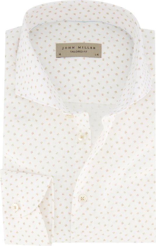 John Miller overhemd mouwlengte 7 wit