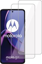 2x Screenprotector geschikt voor Motorola Moto G84 – Gehard Glas - Proteqt+