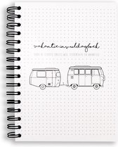 Fyllbooks - Vakantie Invulboek - Reisdagboek, Herinneringsboek, Travel Journal - Inclusief handige Checklist