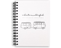 Fyllbooks - Vakantie Invulboek - Reisdagboek, Herinneringsboek, Travel Journal - Inclusief handige Checklist