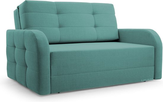 Canapé innovant avec fonction couchage, Mobilier lounge, Design Elegant - Porto 120 - Vert menthe (BRAGI 82)