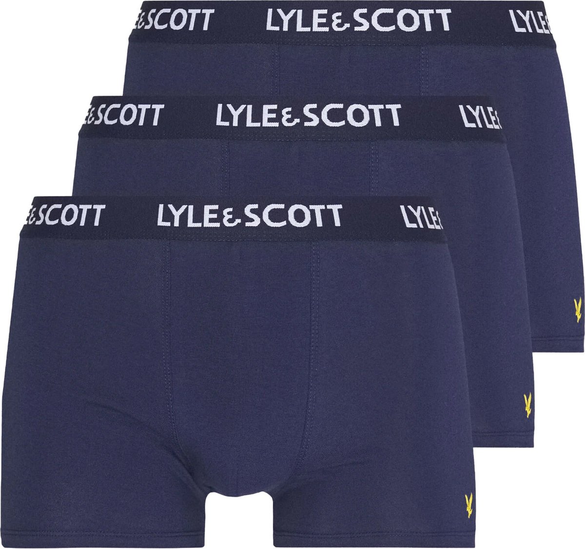 Lyle & Scott Basic Core Trunk Boxershorts Heren (3-pack) - Maat L