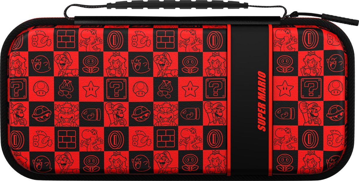 PDP Gaming Switch Travel Case Plus - Super Icon Glow in the Dark - Consolehoes - Nintendo Switch/OLED/Lite