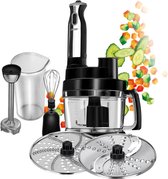 MPM - Complete Keukenmachine - Foodprocessor met Accessoires - Keukenrobot Zwart - 800W