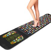 Voet massage mat + GRATIS draagtas - Reflexologie - massage mat - Stimulatie mat - ontspanning - twee voeten - pijnverlichting - shakti mat - gezondheid - Zwart