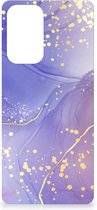 Coque arrière pour Samsung Galaxy A53 5G Aquarelle Violet