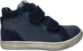 Naturino - Clay Star - mt 24 - 2 velcro's ster lederen hoge sneakers - blauw