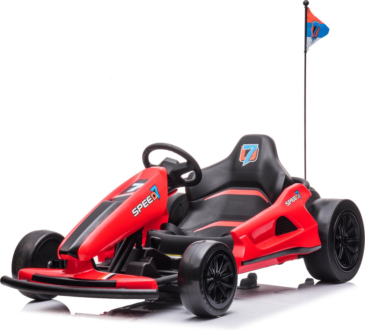 Kars Toys - Elektrische GoKart - Rood - Race Edition Deluxe - GoKart - Drift  Trike 