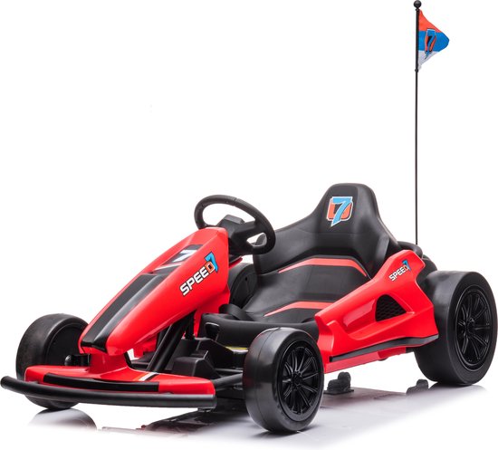 Drift Kart Race Edition Deluxe / Drift Trike / Go Kart - Elektrisch - Rood - Kars Toys - 24V Accu