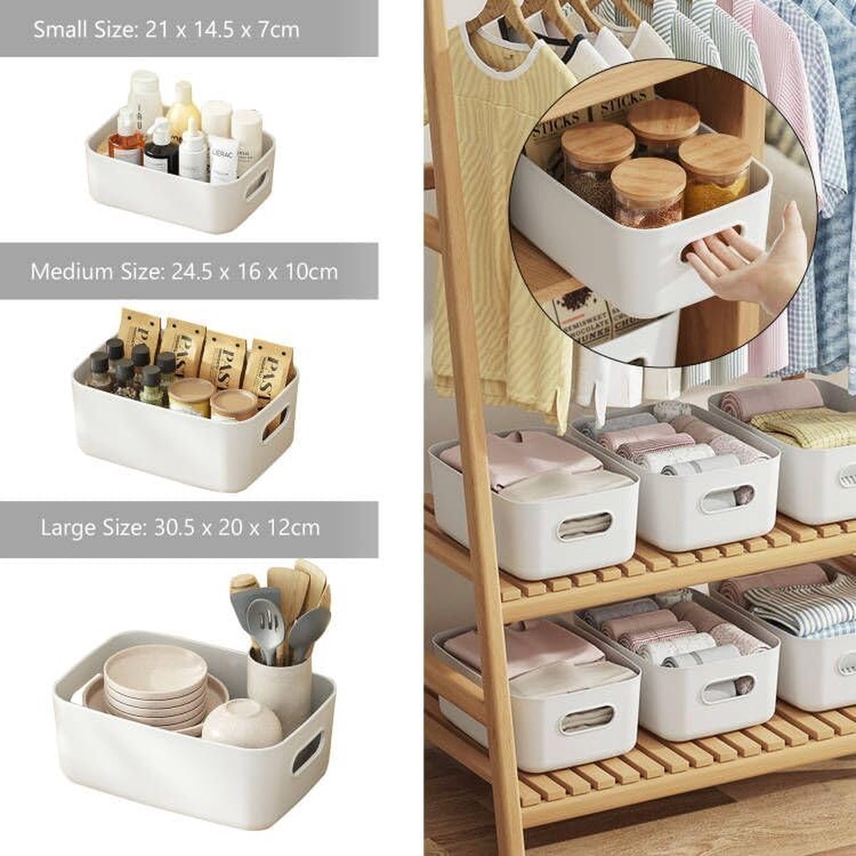 DARUITE Lot De 4 Petites Boîtes De Rangement En Plastique Transparent Avec Couvercle Et Compartiments Réglables Pour Outils, Bijoux, Matériel De Préhension, Boucles D'oreilles, Loisirs Créatifs