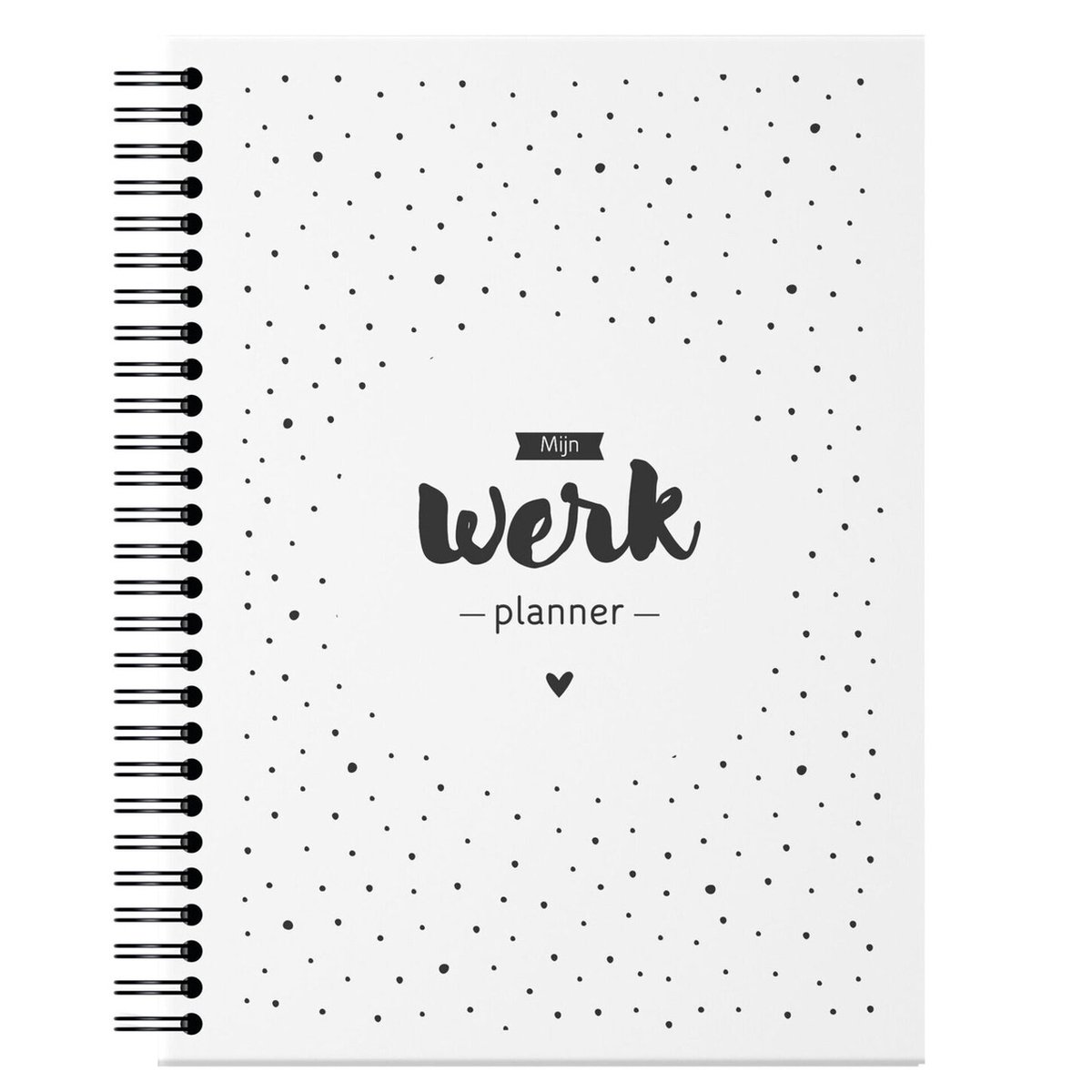 Fyllbooks - Werkplanner - Dagplanner, To Do Planner - Zwart Wit