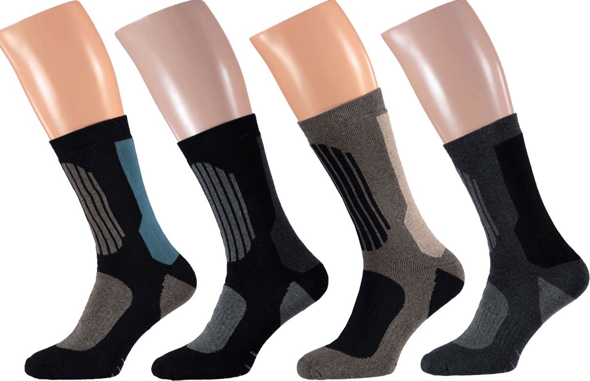 6 paar dikke katoen THERMO sokken 43-46 - samtex