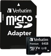Verbatim Premium 64 Go MicroSDXC Classe 10