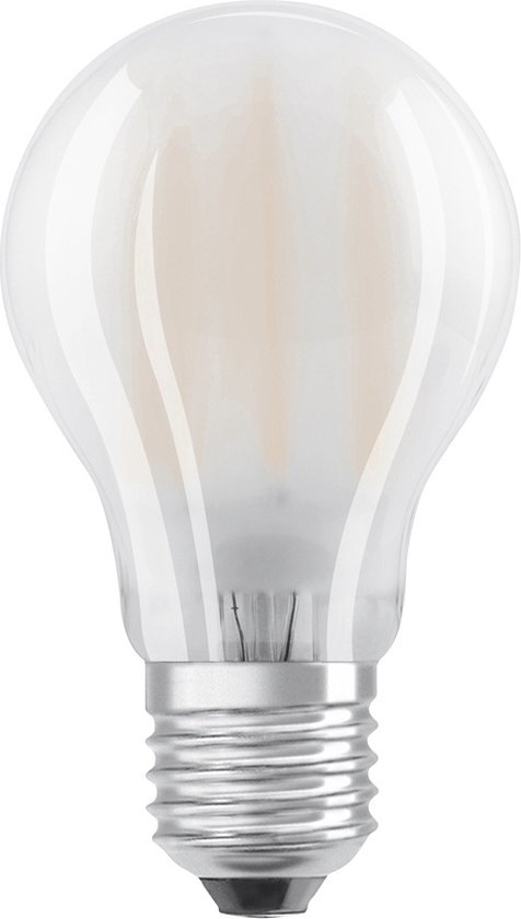 Ledvance Classic LED E27 Peer Filament Mat 7.5W 1055lm - 940 Cool white | Beste Kleurweergave - Dimbaar - Vervangt 75W