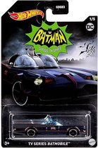 Hot Wheels TV Series Batmobile - Die Cast voertuig - 7 cm - Schaal 1:64