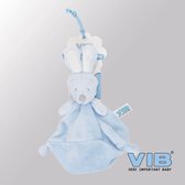 VIB® - Knuffeldoekje Konijn - Blauw - Babykleertjes - Baby cadeau
