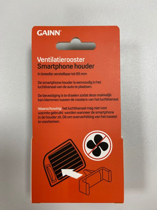 Gainn | Smartphone houder | Ventilatierooster houder | verstelbaar