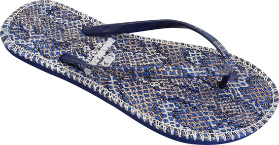 Brasileras Slippers dames- Blauw- 35/36