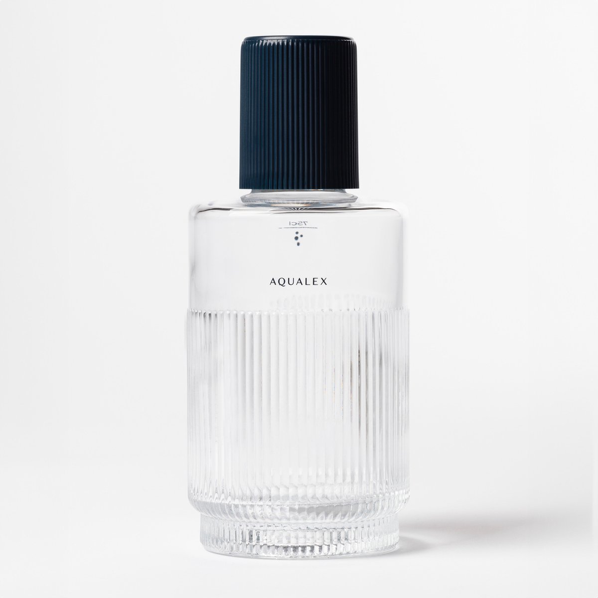 AQUALEX Nova glazen fles met opdruk BRUIS - 75 cl - 750 ml - Karaf - Waterkan Glas