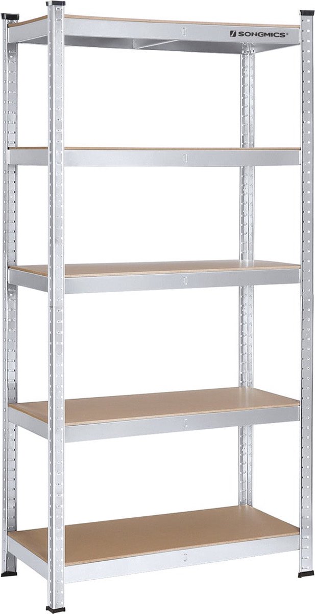 Opbergrek – Draagvermogen 875 kg – Metaal – Zilvergrijs