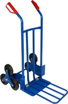 Toolland Trappensteekwagen, inklapbaar, staal, blauw, laadvermogen 150 kg