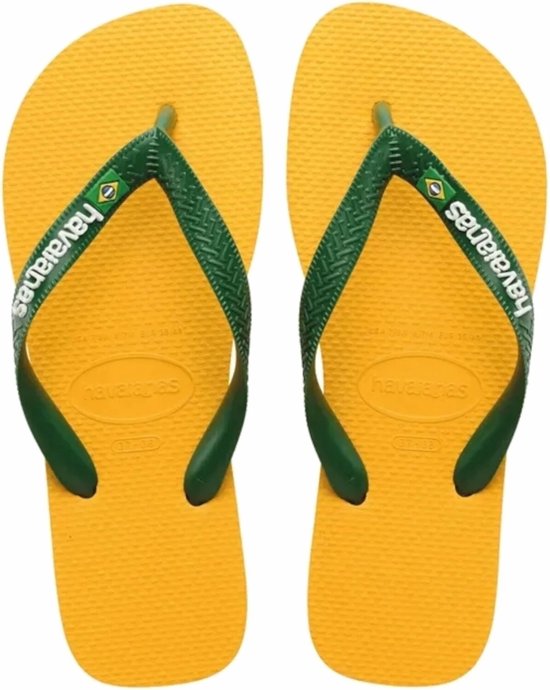 Havaianas Brasil logo Slippers - Oranje