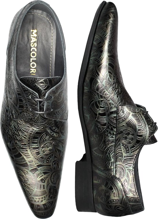 Mascolori Herenshoenen Funky Forest Handgemaakte Schoenen in