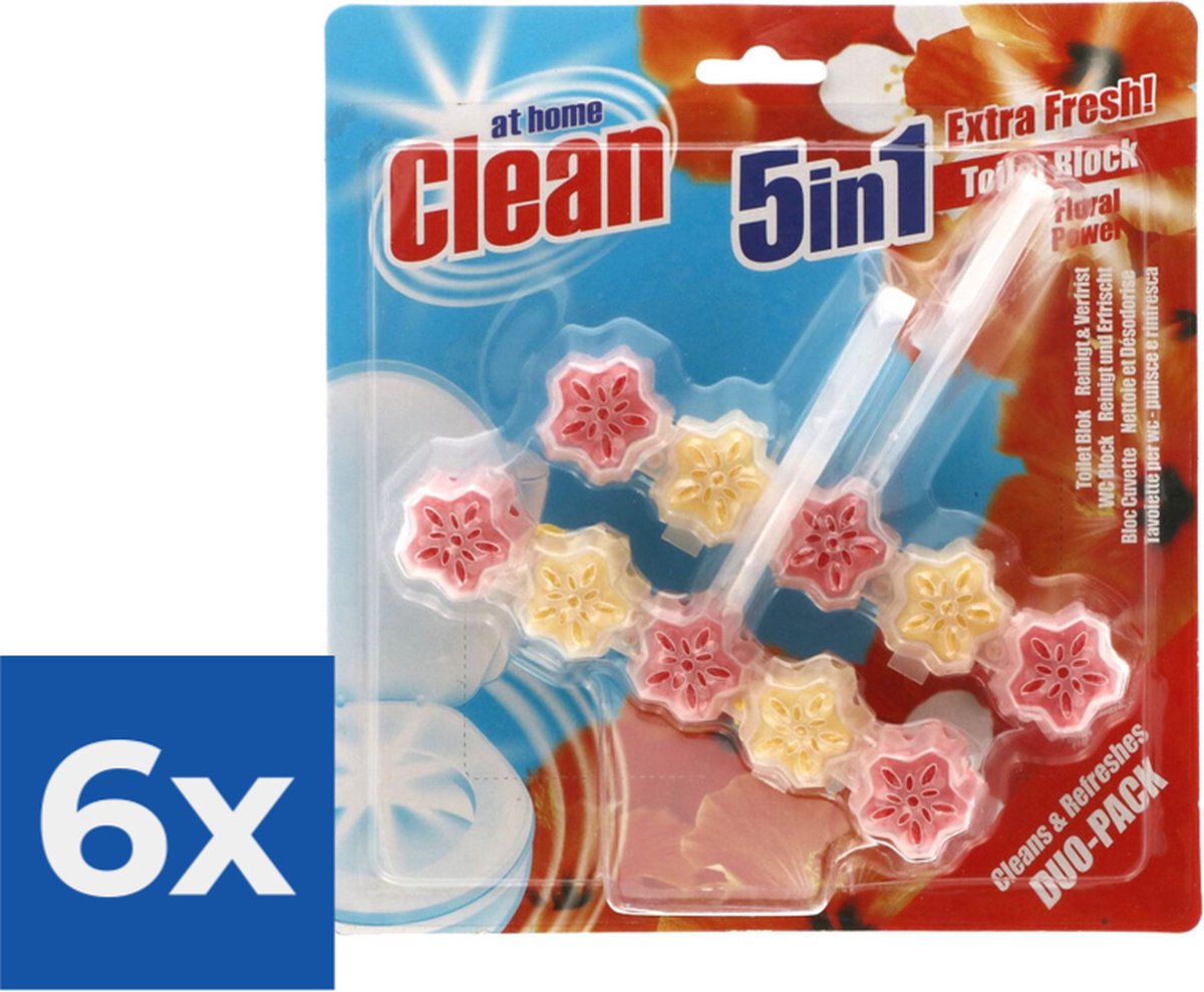 At Home Toiletblok Flower 2 stuks - Voordeelverpakking 6 stuks