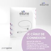 Appareil Paingone Ellune<->câble de connexion électrode | Soulage les menstruations douloureuses et les douleurs liées à l'endométriose