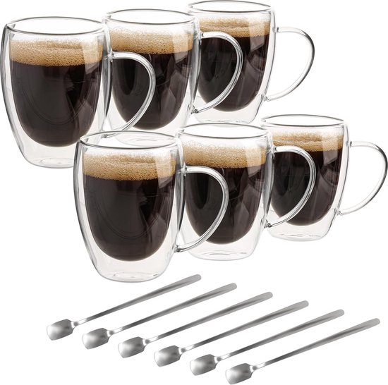 Bodum Pilatus Set van 6 Dubbelwandige glazen