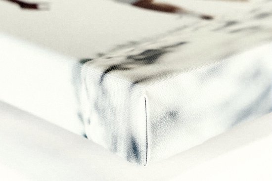 JJ-Art (Toile) 150x100 | Visages femmes, abstrait, Picasso, Joan Miro, cubisme, art | marron, bleu, rouge, noir, moderne | Impression sur toile Photo-Painting (décoration murale)