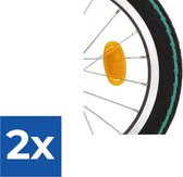 Deli Tire Buitenband SA-206 16 x 1.75 zw groene streep - Voordeelverpakking 2 stuks
