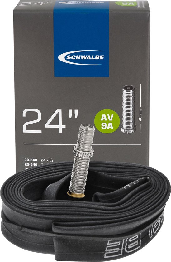 Schwalbe Chambre à air de vélo Valve automatique 24 x 1,00