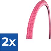 Dutch Perfect Buitenband Reflex 28 X 1.90 (50-622) Roze - Voordeelverpakking 2 stuks