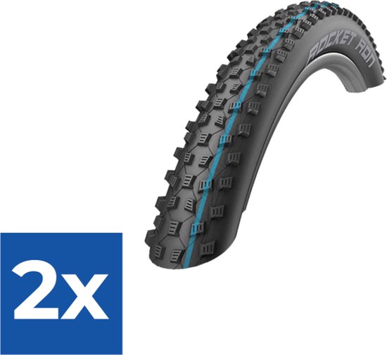 Vouwband Schwalbe Rocket Ron Super Ground 27.5 x 2.25 / 57-584 mm - zwart - Voordeelverpakking 2 stuks