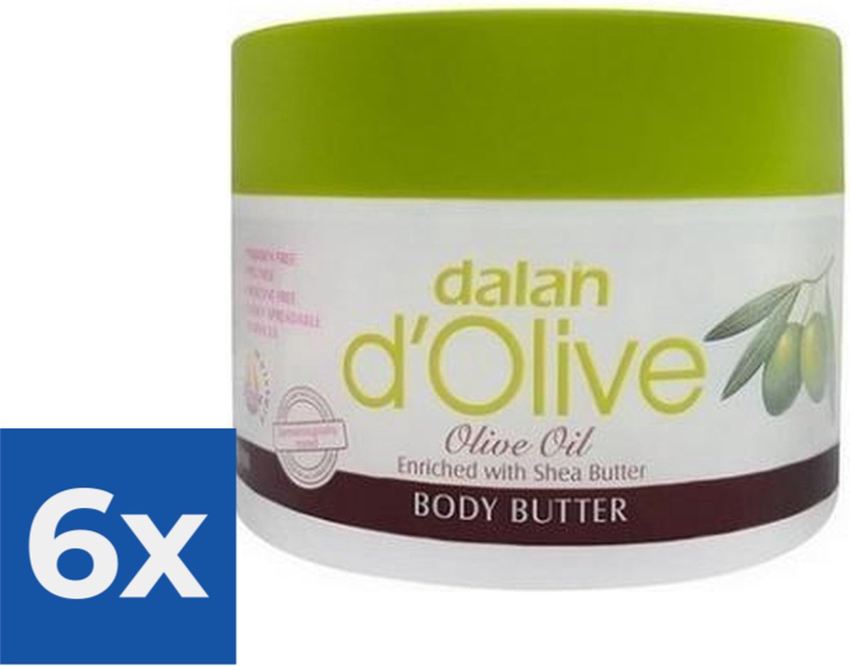 Dalan d'Olive Body Butter - 250 ml - Voordeelverpakking 6 stuks