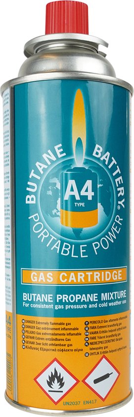 Cartouche De Gaz GoSystem - Mélange Butane/propane, Soupape De Sécurité Auto-étanche Filetée