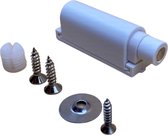 Bramokava® 2 stuks Deurdemper met Magneet - 25mm Wit - Druksnapper Deurstopper Deurbuffer Deursluiter